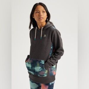 Women's Burton Oak Pullover Hoodie ** Size Large ** Phantom Aura Dye Colour **